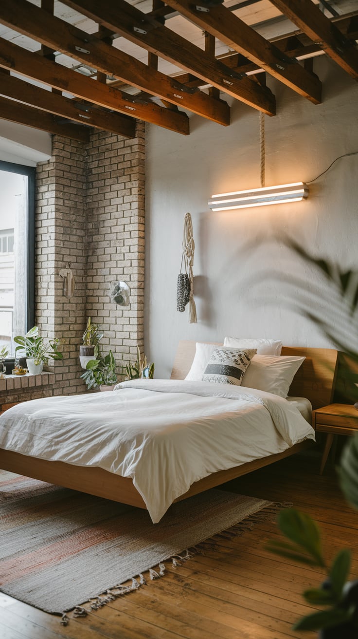 Serene Bedroom Setting with Simple Bedroom Window Design